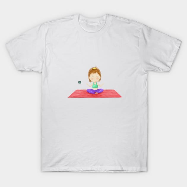 Yoga T-Shirt by Sinemsimm 